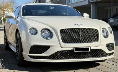 Bentley Continental 6.0 V12 Speed — Coupé ultra-luxe, 635 ch, occasion rare — Heckansicht