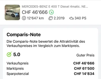 Mercedes-Benz E 400 T Diesel 4Matic — Break sportif 340 PS, état neuf et entretien complet — detail