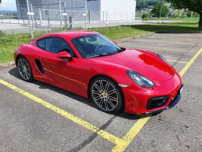 Porsche 718 Cayman GTS 3.4 — Coupé sportif mythique, 46'700 km, impeccable — Seitenansicht