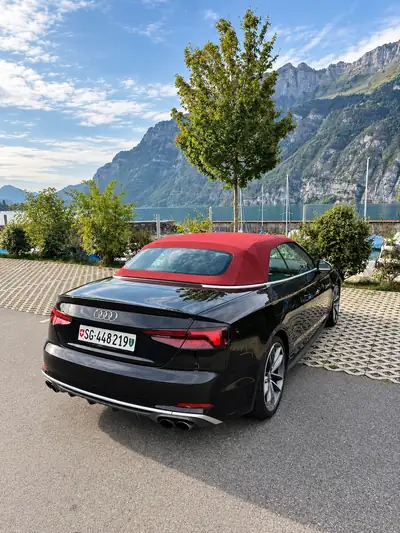 Audi S5 Cabrio 3.0 V6 TFSI — Cabriolet sportif 354 ch, sans accident — arrière