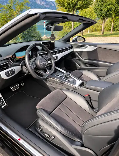 Audi S5 Cabrio 3.0 V6 TFSI — Cabriolet sportif 354 ch, sans accident — détail