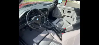 BMW 325i Cabrio E30 1990 — Roadster classique, seulement 23500 km d'origine — cruscotto