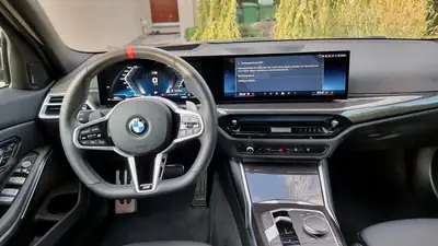 BMW M340i xDrive 48V — Berline sportive hybride légère, quasi neuve avec service gratuit — Miniatura 13