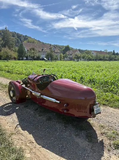 Morgan Three-Wheeler Super Sports 1933 — Légende automobile décapotable, 1000 km seulement — dashboard