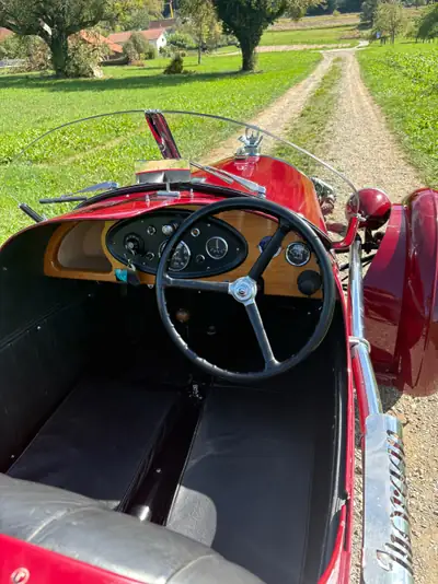 Morgan Three-Wheeler Super Sports 1933 — Légende automobile décapotable, 1000 km seulement — Thumbnail 11