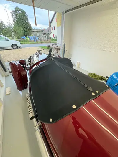 Morgan Three-Wheeler Super Sports 1933 — Légende automobile décapotable, 1000 km seulement — Thumbnail 13