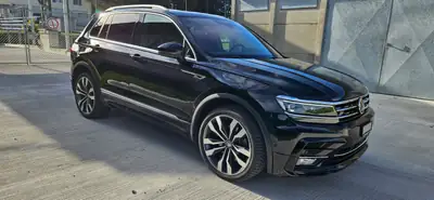 VW Tiguan 2.0 TDI SCR Highline — SUV robuste, toit panoramique, sans sinistre — side view