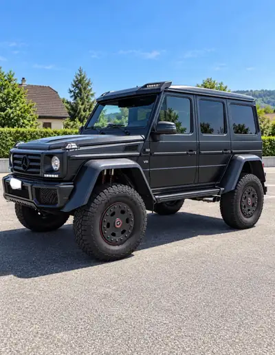 Mercedes-Benz G 500 Lang — Le SUV de prestige à 4x4 intégral, 63'000 km seulement — vue extérieure