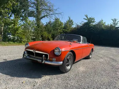 MG MGB Veteran 1972 — Cabriolet anglais emblématique, 73'900 km — vue extérieure