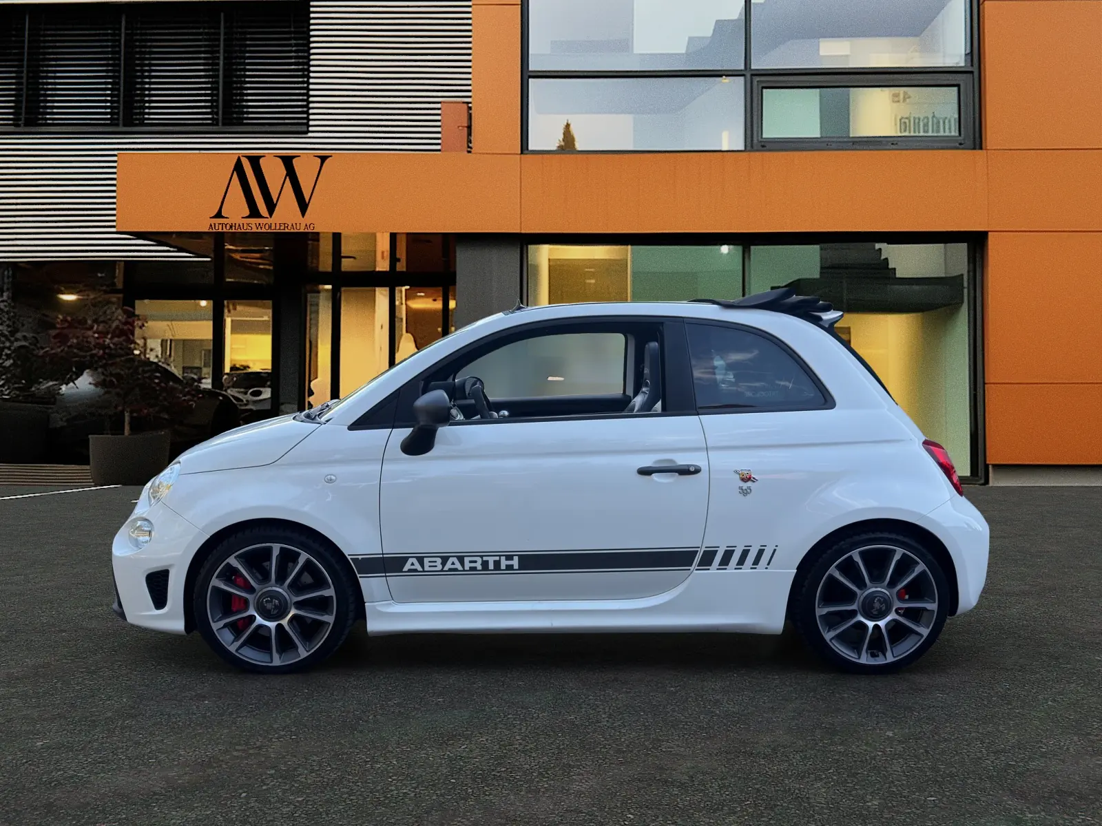 FIAT 500 Abarth 595 C — Cabriolet sportif 180 ch, sans accident, équipement premium — vista esterna