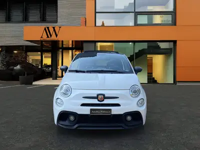 FIAT 500 Abarth 595 C — Cabriolet sportif 180 ch, sans accident, équipement premium — fianco