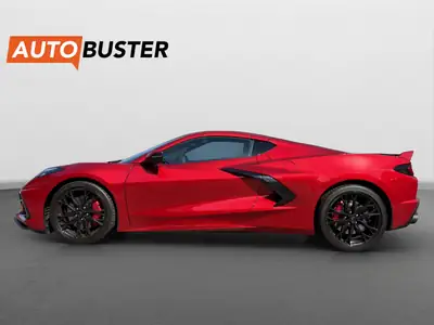 Chevrolet Corvette Stingray 6.2 V8 — Légende américaine rouge, 482 ch, kilométrage imbattable — côté