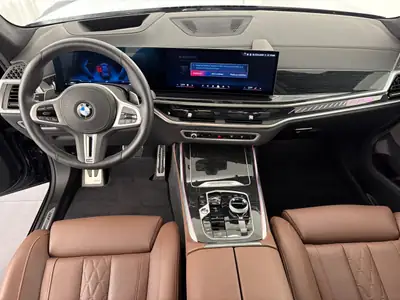 BMW X7 xDrive 48 M60i M Sport Pro 2025 — Luxe 7 places, motorisation hybride 530 ch — Miniature 7