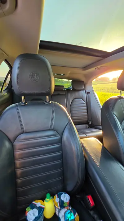 Alfa Romeo Stelvio Q4 210 PS — SUV premium diesel, toit panoramique, 4x4 intégral — rear view