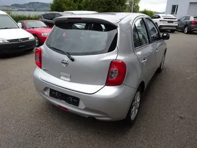 Nissan Micra 1.2 Tekna 2016 — Citadine fiable, sans accident, équipée — arrière