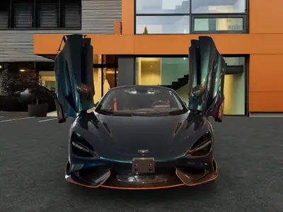 McLaren 765 LT Spider — Hypercar décapotable, 765 ch, édition limitée 1/765 — tableau de bord