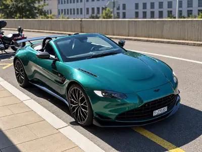 Aston Martin V8 Vantage 4.0 Bi-Turbo F1 — Roadster haute performance, 16 000 km seulement — Thumbnail 10