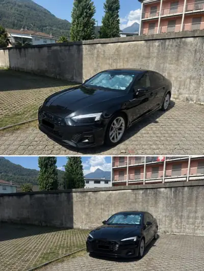 Audi A5 Sportback 40 TDI S Line — Diesel efficace, quattro intégral, 85 000 km — vista esterna