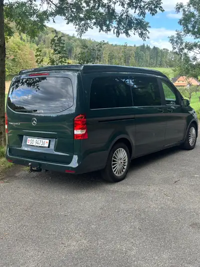 Mercedes-Benz Marco Polo V250d — Luxe-Campervan avec cuisine intégrée et toit relevable — arrière