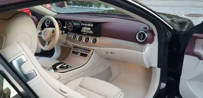 Mercedes-Benz E200 Cabriolet 2018 — Élégance décapotable, moteur 184 ch et faible kilométrage — tableau de bord
