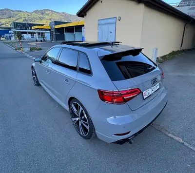Audi RS3 Sportback 2.5 quattro S-Tronic — Performance 400 ch, Panorama toit, 72 500 km — rear view