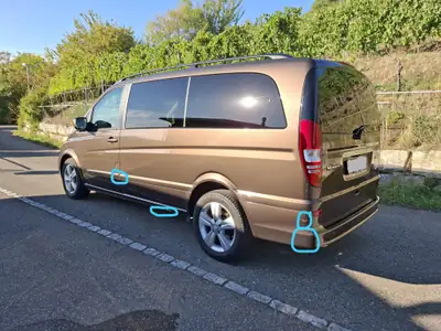 Mercedes-Benz Viano 3.0 V6 CDI Trend — Monospace premium diesel, 174 000 km — Heckansicht
