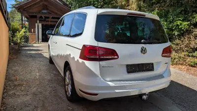 VW Sharan 2.0 TDI SCR Final Edition — Monospace 7 places, diesel économe, 81'000 km — rear view