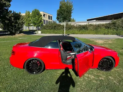 Audi S5 Cabriolet 3.0 V6 TFSI Quattro — Roadster haute performance, 116'000 km — Heckansicht