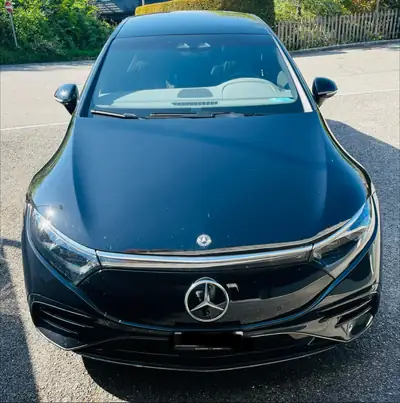 Mercedes-Benz EQS 580 4MATIC — Berline électrique premium, 523 ch et 69 000 km — Heckansicht