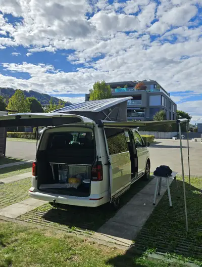VW T6.1 2.0 TDI 150 Beach Edition — Camping-car compact, efficient et polyvalent — Seitenansicht
