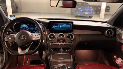 Mercedes-Benz C 200 AMG Line 4matic — Cabriolet élégant, hybride léger et garantie constructeur 10 ans — cruscotto