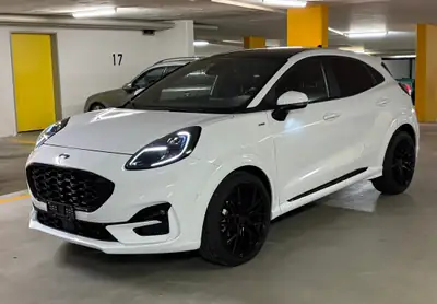 Ford Puma 1.0 EcoBoost Hybrid 155 ST-Line X — SUV compact hybride, 10'300 km seulement — vue extérieure