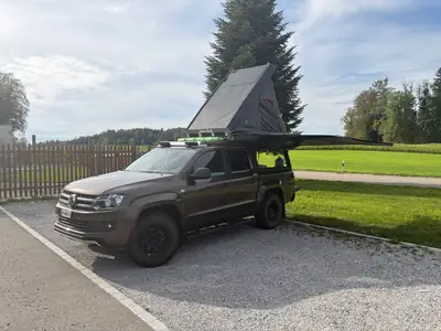 Volkswagen Amarok 2.0 TDI 180 Dark Label — Pick-up 4x4 camping-ready, sans accident — Armaturenbrett