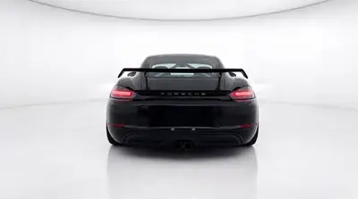 Porsche 718 Cayman T 2.0 PDK — Sportive pure, 44'700 km, noir élégant — rear view