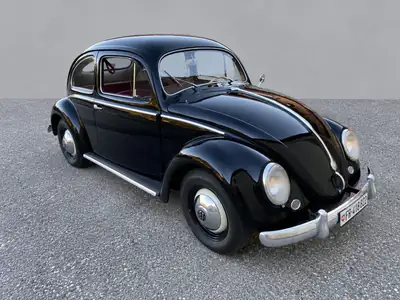 VW Käfer Ovale 1954 — Légende automobile d'époque, état vétéran authentique — vista posteriore