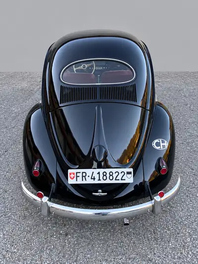VW Käfer Ovale 1954 — Légende automobile d'époque, état vétéran authentique — cruscotto