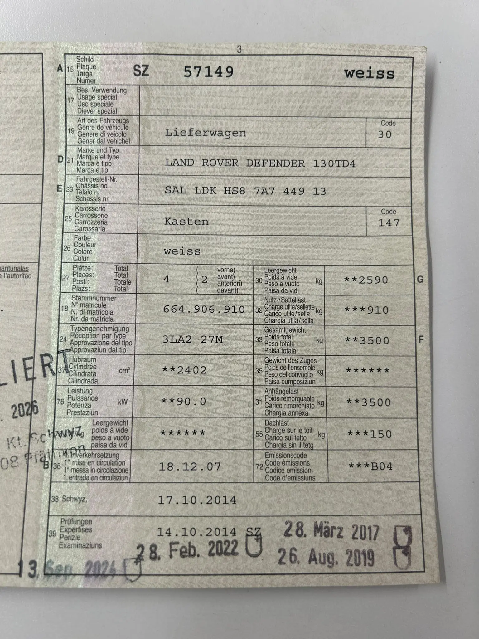 Land Rover Defender 2007 occasion Lachen SZ — 5