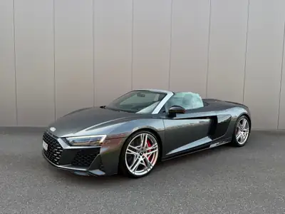 Audi R8 5.2 FSI V10 performance Cabriolet — Supercar décapotable, 620 ch, 13'700 km — vue extérieure