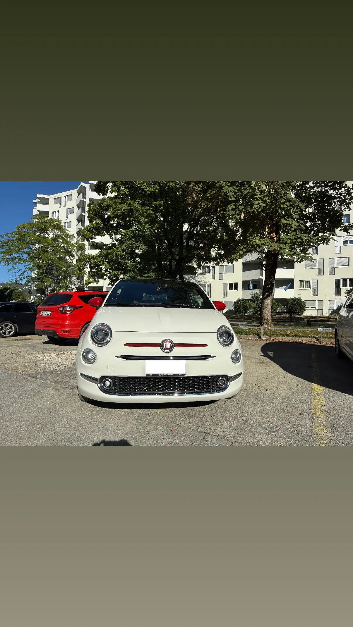 Fiat 500 1.0 Hybrid Red 2022 — Citadine maligne à faible consommation — vue extérieure