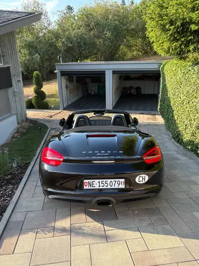 Porsche 718 Boxster 2.7 PDK — Cabriolet sportif, 97'400 km, sans sinistre — Heckansicht