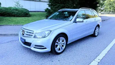 Mercedes-Benz C 180 Avantgarde — Berline break élégante, moteur fiable 156 ch — Heckansicht