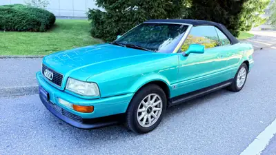 Audi Cabriolet 2.8 E — Roadster élégant des années 90, moteur V6 performant — arrière
