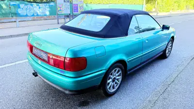 Audi Cabriolet 2.8 E — Roadster élégant des années 90, moteur V6 performant — détail