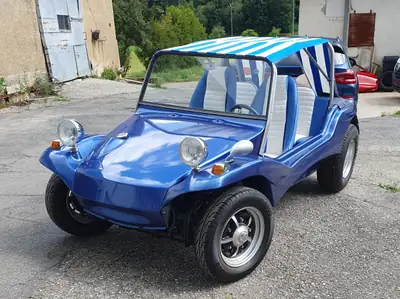 VW Buggy 1975 — Icône cabriolet vintage, moteur essence fiable — vue extérieure