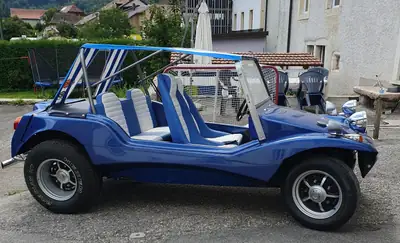 VW Buggy 1975 — Icône cabriolet vintage, moteur essence fiable — intérieur