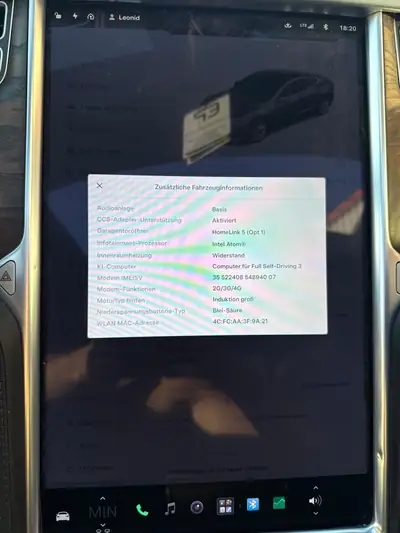 Tesla Model S 75 — Berline électrique haute performance, 92% SOH, révisée MFK — Miniatura 14