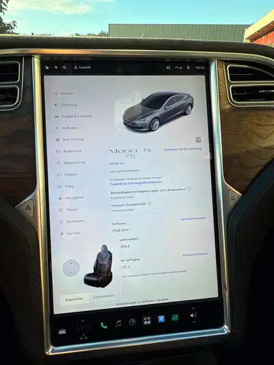 Tesla Model S 75 — Berline électrique haute performance, 92% SOH, révisée MFK — Miniatura 13
