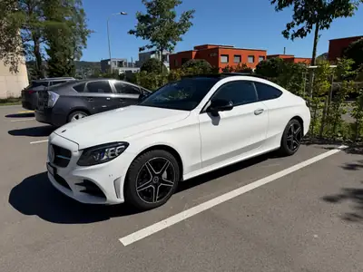 Mercedes-Benz C 200 AMG Line 4matic — Coupé sportif hybride, 138 500 km, garantie fiabilité — Außenansicht
