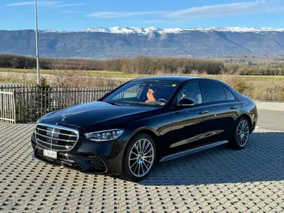 Mercedes-Benz S 450 V6 AMG Line — Berline de prestige, 42 900 km, hybride mild — side view