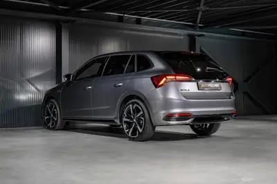 Skoda Scala 1.5 TSI Monte Carlo DSG — Berline dynamique, quasi neuve avec 5 ans de garantie — Thumbnail 8